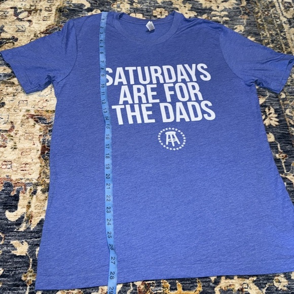 SATURDAYS ARE FOR THE DADS Barstool Sports Blue Short Sleeve TShirt Bella Canvas - Picture 14 of 16